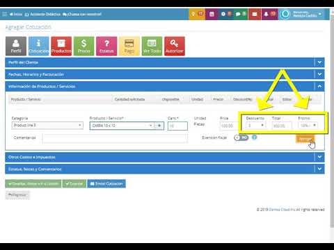 ¿Cómo agregar  promociones y descuentos en tus cotizaciones?