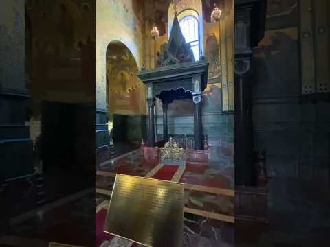 The Canopy in the Church of the Saviour on Spilled Blood, where Csar Alexander II was assassinated!