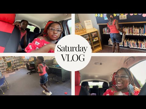 We go to Walmart + Madison gets new books at the library! #vlog