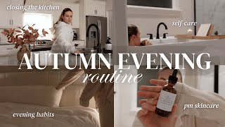 a cozy autumn evening routine 🍂 🕯️ unwind with me, cozy dinner, evening habits & self-care