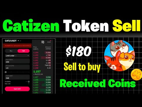 Catizen Taken Sell or Buy Live Explain 🔥 Cati coin received on binance | cati token sell live