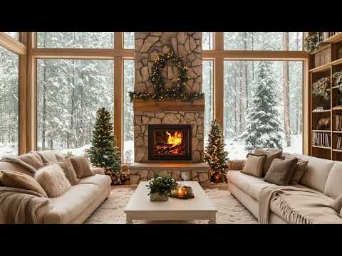 Fireplace Crackling Sounds & Relaxing Winter ASMR to Help You Overcome Insomnia and Find Tranquility