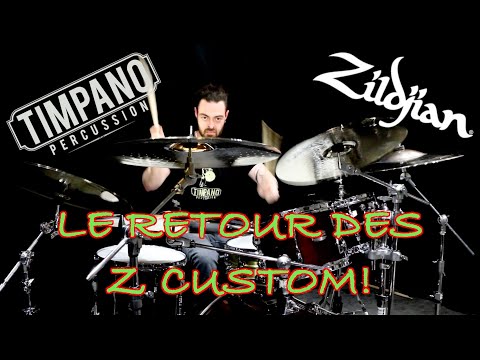 Comparaison des cymbales Zildjian Z Custom: tous les modèles!