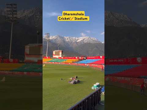 Dharamshala Cricket Stadium view 👀🏏#shorts #cricket #dharamshala #rcbvspkbs #ipl2024