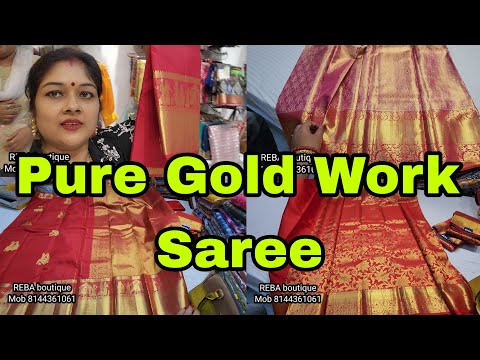 Vlog1057👉Aaj dekhenge Pure Gold Work Saree Mast Kabhi nahi dekha hoga...and many more collection👌👌