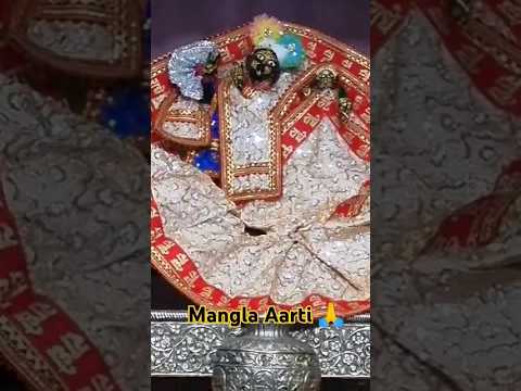 Mangla Aarti Ladli ji mandir #vrindavan #radhakrishna #hindugod #shyam #temple