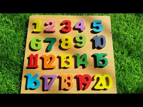 numbers, 1 to 20 number puzzle and Colors with Kids Educational Game, number puzzle for toddlers