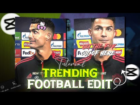 Capcut | Trending Football edit tutorial on capcut