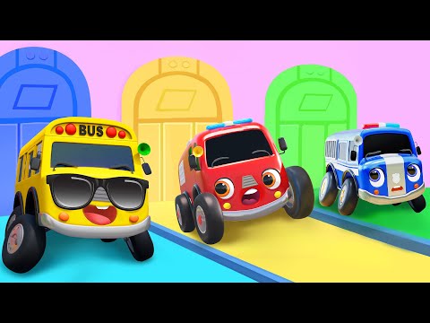 Baby Car Obstacle Course Challenge | Escape Room | Nursery Rhymes & Kids Songs - Baby Car Songs TV