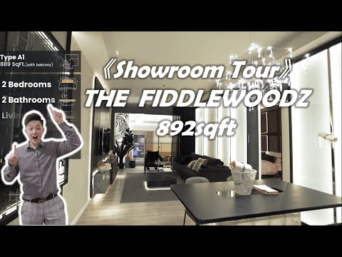 【Showroom Tour】The Fiddlewoodz@ Mont Kiara _889sqft 【2R, 2B】