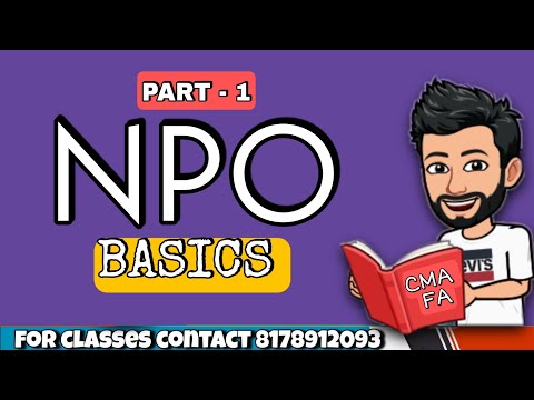 L1 Basic Concepts  | CMA inter NPO | cma inter financial Accounting | The Commerce Coach