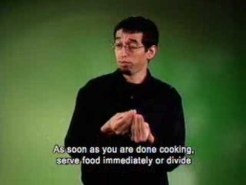 (ASL) - Super Bowl Food Safety