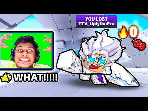 I ended a STREAMERS WINSTREAK and he RAGEQUIT..(Roblox Rivals)