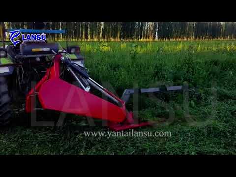 Disc mower tractor side grass cutting machine lawn mower