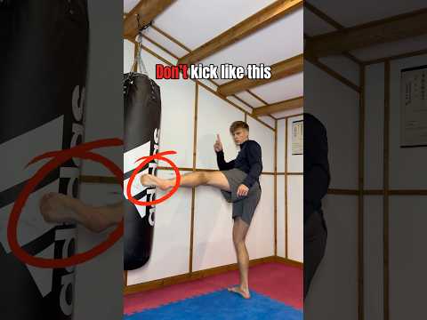 How to kick without pain…