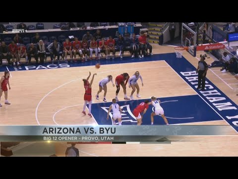 Arizona Women's Basketball edges out BYU in first Big 12 win