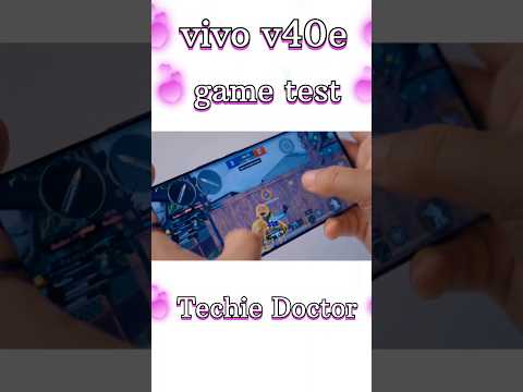 vivo v40e game test | bgmi test | pubg test | cod test