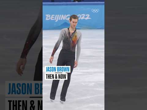 Jason Brown’s evolution through the years, from the 2014 to 2022 Winter Olympics. ⛸️ #GPFigure