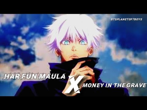 GOJO SATORU ✨Har Fun Maula X Money in the Grave✨ fmv .💜#gojosatoruedit #gojo #gojoedit