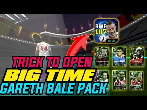 Trick to Open Big Time 107 Gareth Bale Pack in eFootball 2025 Mobile 😱🔥Wait For End 😱 #efootball2025