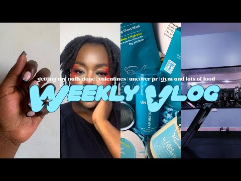 VLOG 071 | february nails, valentines, PR from Uncover, consistency at the gym and lots of food!