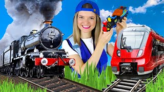 Trains for Kids | Steam Train, Electric Train and Toy Train | Speedie DiDi Trains for Toddlers