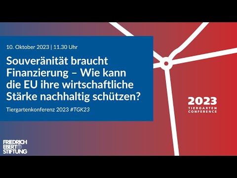 Souveränität braucht Finanzierung | Diskussion | #TGK23