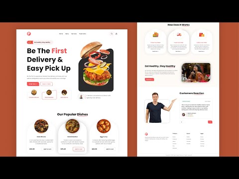 Build Animated Responsive Restaurant Website Using HTML CSS And JavaScript