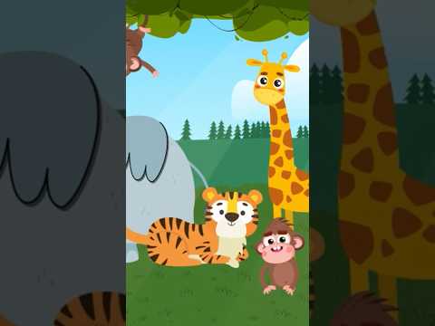 It's the Wild Animals Dance Party! Sing along with your favorite animal friends! #shorts