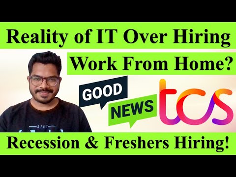 Reality of IT OverHiring, Work From Home, Recession in IT, Fresher Hiring #tcs #infosys #wipro #dxc