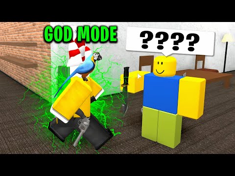 I Used GOD MODE in MM2 for 24 Hours.. (Full Roblox Movie)