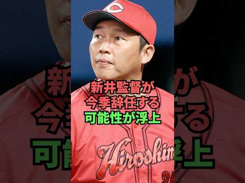 新井監督が今季辞任する可能性が浮上