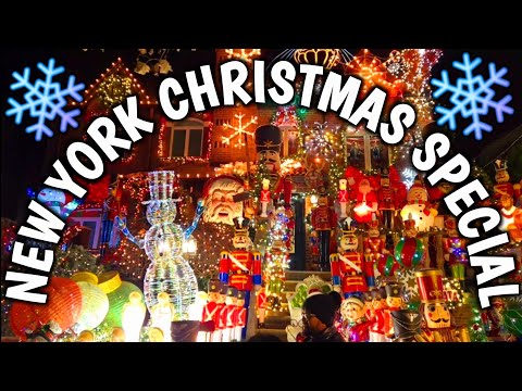 🎄 Christmas Special 🎅 Best of New York Christmas 2024: Stunning Trees, Magical Houses & Decorations!