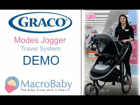 Graco Jogger Modes Travel System - Stroller Demo | MacroBaby