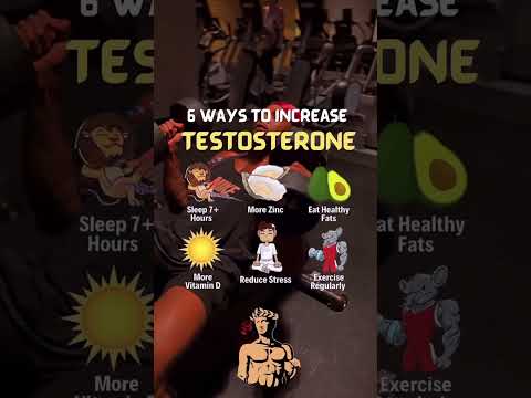 Ways to Increase Testosterone #TestosteroneBoost #HealthyLifestyle #Wellness 🏋️‍♂️🌞