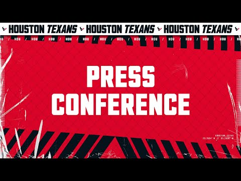 LIVE: Houston Texans Head Coach DeMeco Ryans, Bobby Slowik and C.J. Stroud address the media