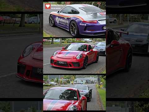 GT3 meet! 991 & 992! #nz #sportscar #911 #porsche911 #porschegt3 #911gt3 #992gt3 #gt3 #991gt3