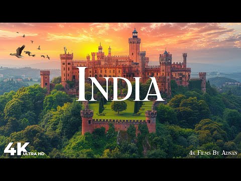 INDIA 4K - Scenic Relaxation Film - Peaceful Relaxing Music - 4k HDR Color