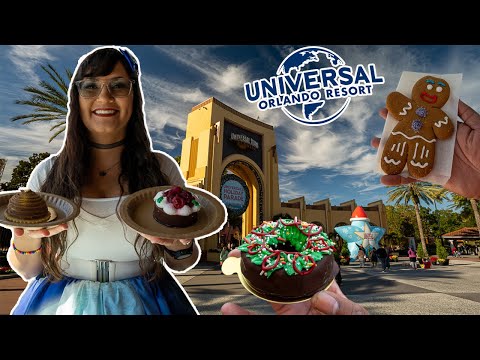 Universal Orlando holiday foodie crawl 2024 🎄