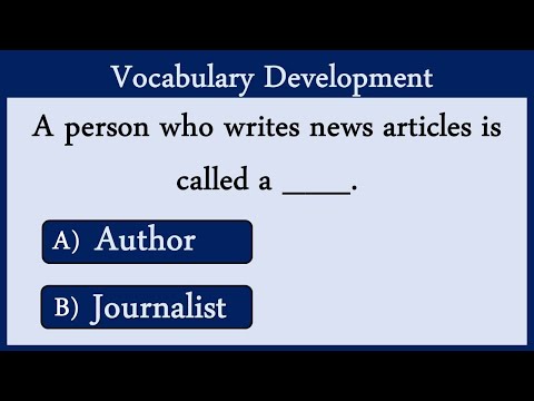 One Word Substitution Quiz 7: Do You Know Your Vocabulary? Take This Test To Find Out.