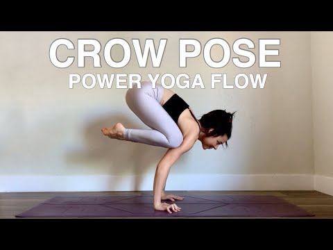 Crow Pose Power Yoga Flow | Arm Balance Tutorial