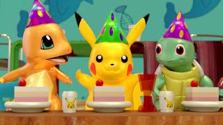 POKEMON Pikachu Birthday Party in Lego City - pokemon episode