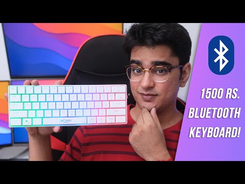 RGB Bluetooth Keyboard for ₹1,500 | Ant Esports MK1500 Mini Review!