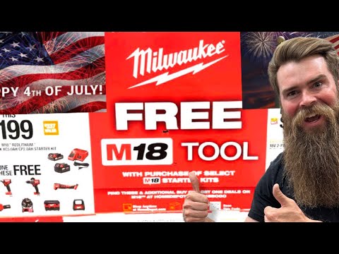 Home Depot Blazing 4th of July Deals: Save Big on Milwaukee Tools!!