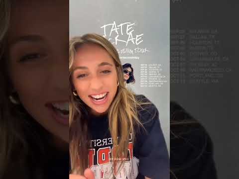 Tate Announces "Are we flying tour"