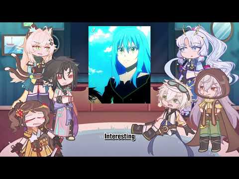 Genshin impact react to aether as rimuru tempest | Slime | Gacha life 2 Reaction