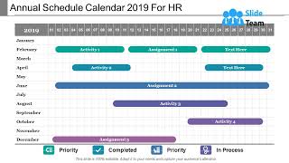 Annual Schedule Calendar 2019 For HR