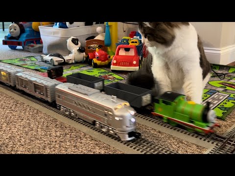 Lionel Trains Star Trek vs Toy Story vs Percy vs Charlie - O scale Trains Running