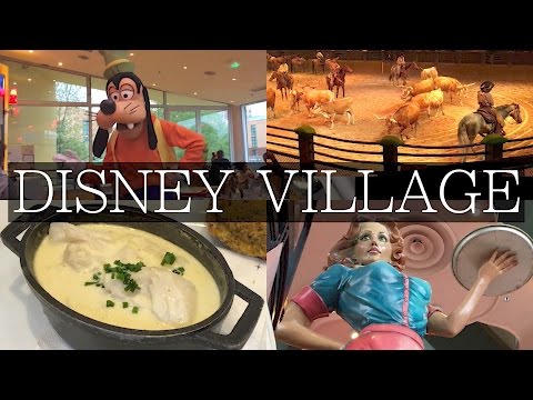 Disney Village Paris Restaurants! Café Mickey, Buffalo Bill, Steakhouse Review