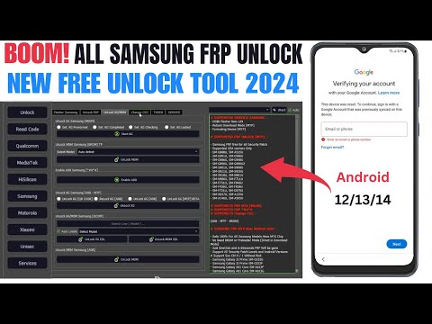 SAMSUNG FRP BYPASS ALL ANDROID VERSION 2024 | NEW ONE CLICK FREE TOOL 2024